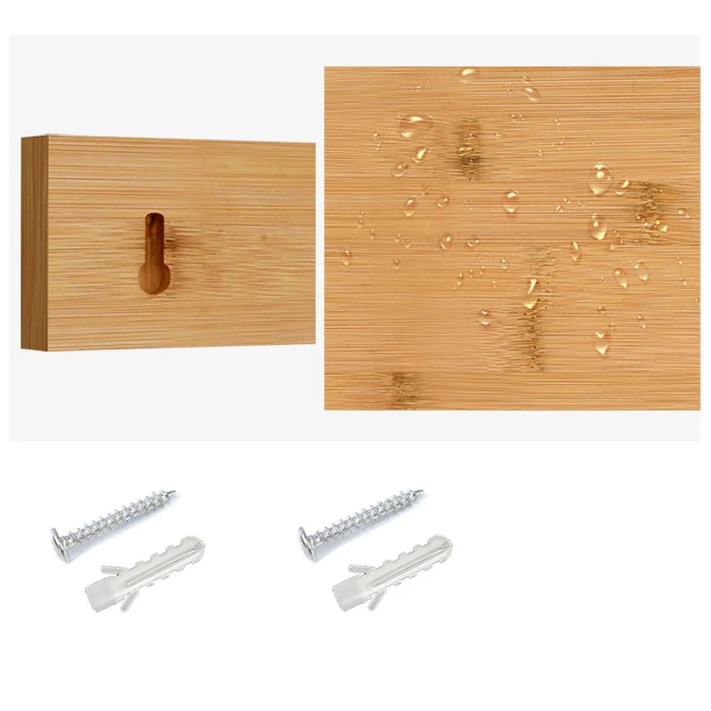Elegant Bamboo Magnetic Knife Holder™