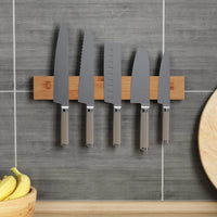 Elegant Bamboo Magnetic Knife Holder™