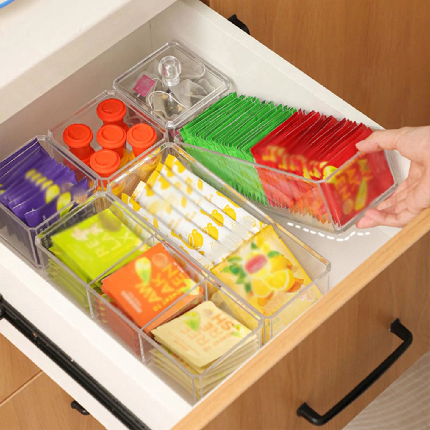 Elegant Tea Coffee Organizer Box™